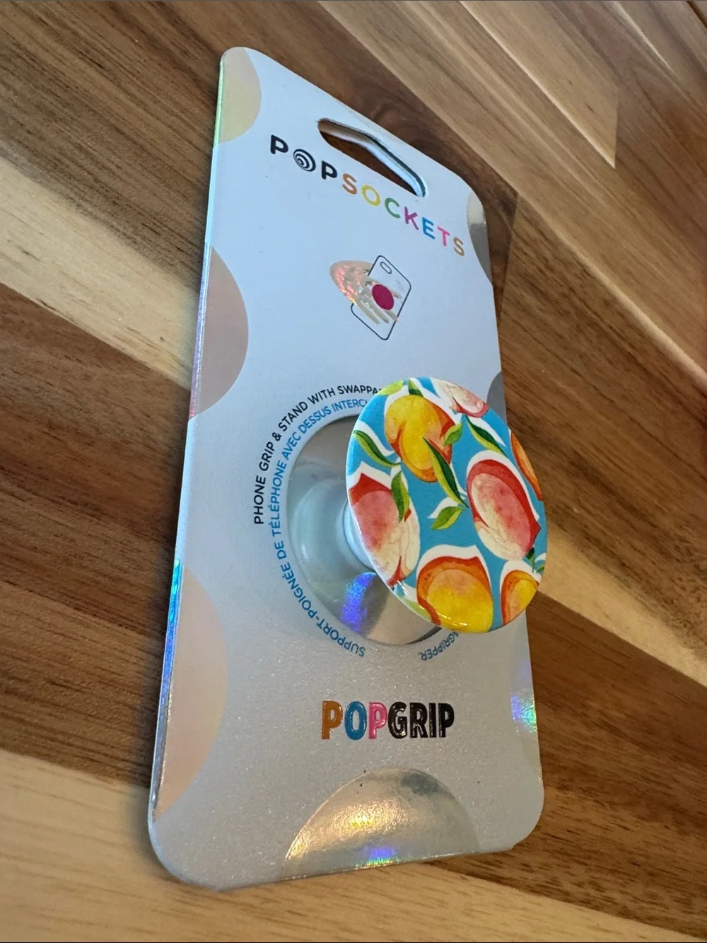 PopSockets PopGrip Peach Pattern Phone Grip